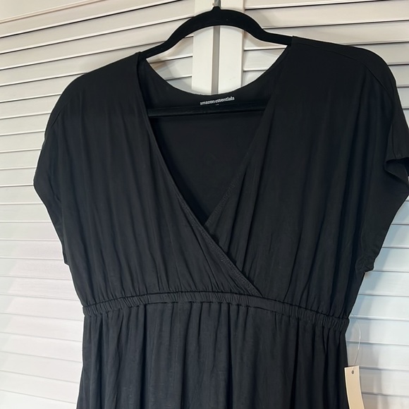 AMAZON ESSENTIAL DRESS SIZE M BLACK NEW - Picture 4 of 12